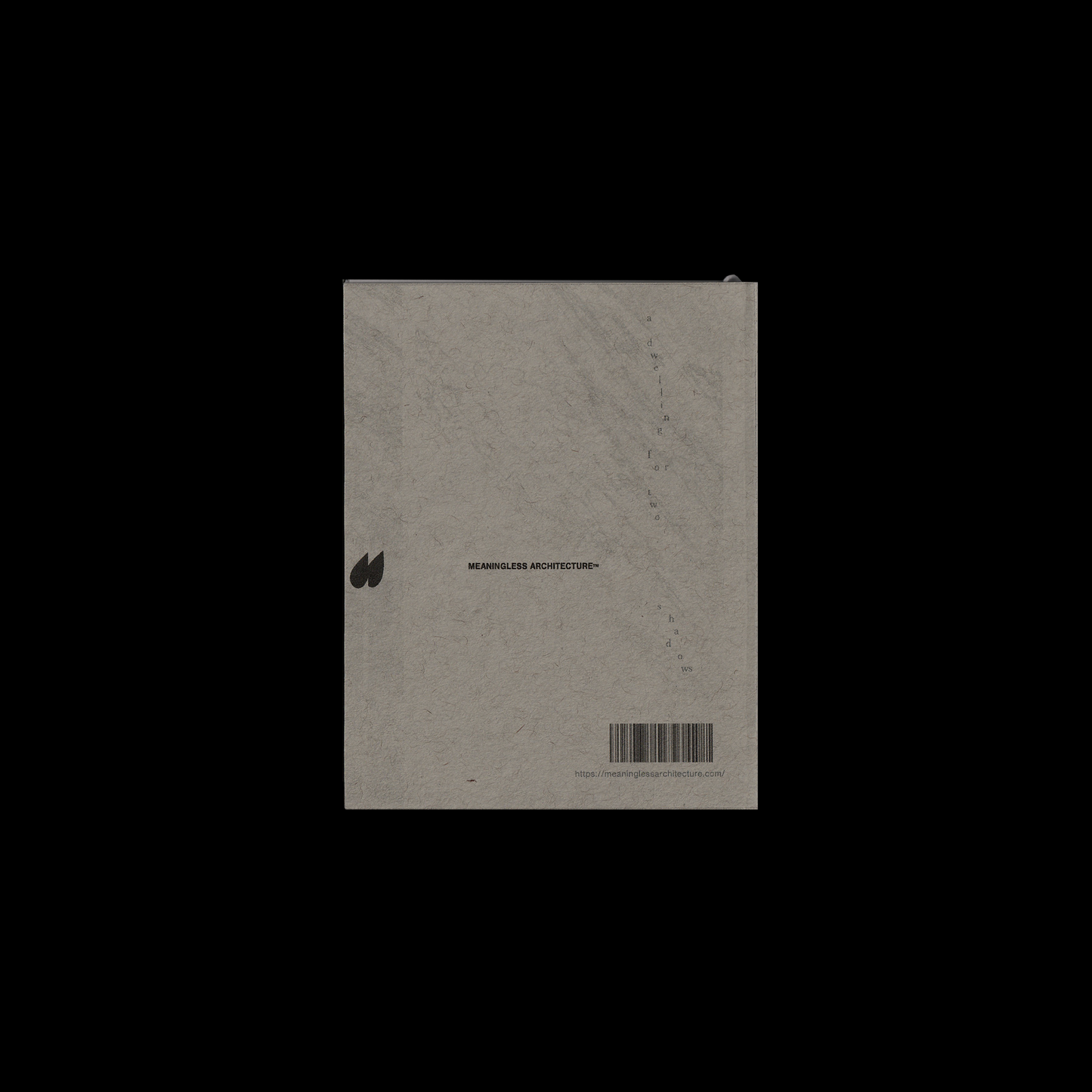 A Dwelling for Two Shadows - Book - Slab Grey